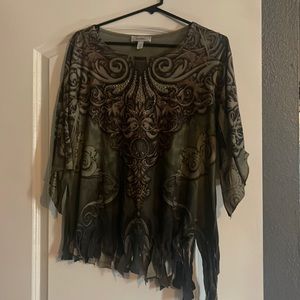 Dress barn long sleeve shirt Size XL